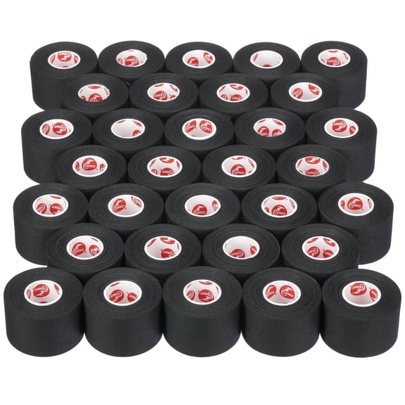 Cramer Team Color Athletic Tape, Black, Latex-Free, 1.5" x 15yds, 32 Roll Bulk Case, Tearable Sports Tape for Wrists, Ankles, Baseball, Training, Strong Athletic Wrap for Athletes & Trainers