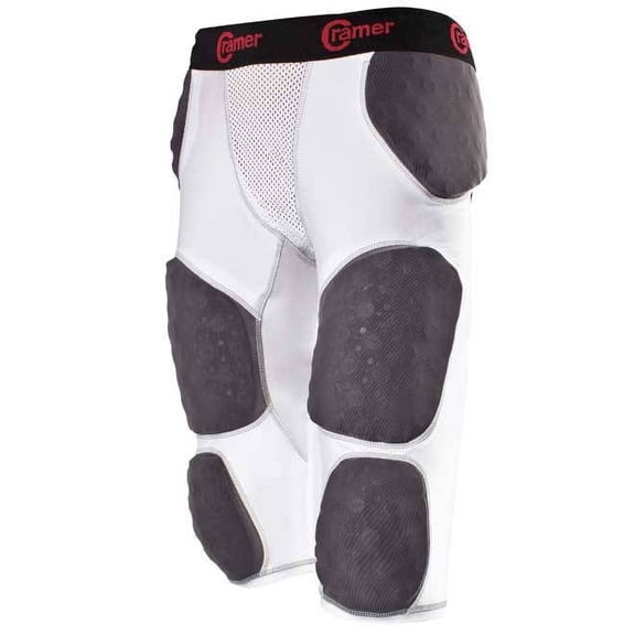 Cramer Thunder 7 Pad Adult Integrated Football Girdle - Hard Thigh Pads