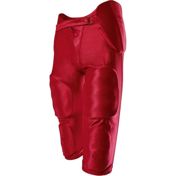 Cramer Youth 7 Pad Football Game Pants, Red, Youth Small