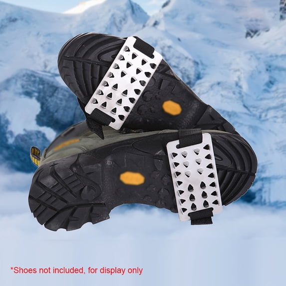 Crampons,Adjustable Snowmountain Cover Snow Pads Claw Snow Pads Ice Pads Stainless Steel Snowfield Hxber Snowfield Pads Ice Buzhi