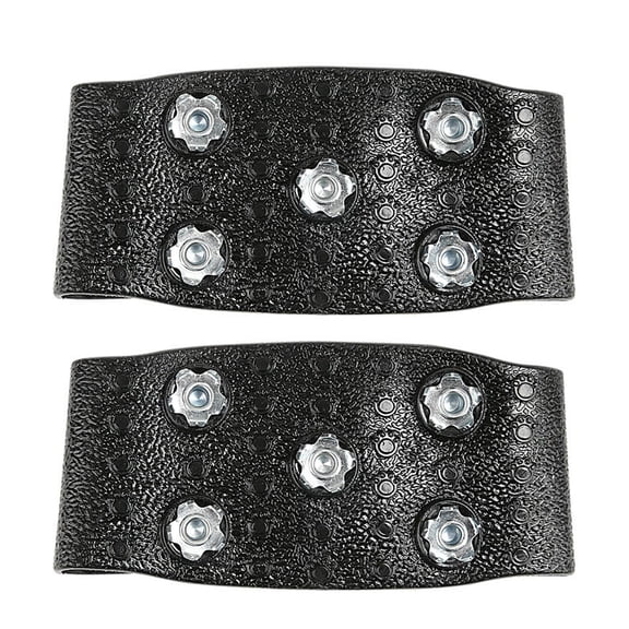 Ice Shoe Grippers Walk Traction Cleats Shoe Chain for Walking Climbing Ice Cleats with 5 Spikes, Antislip Snow Cleats