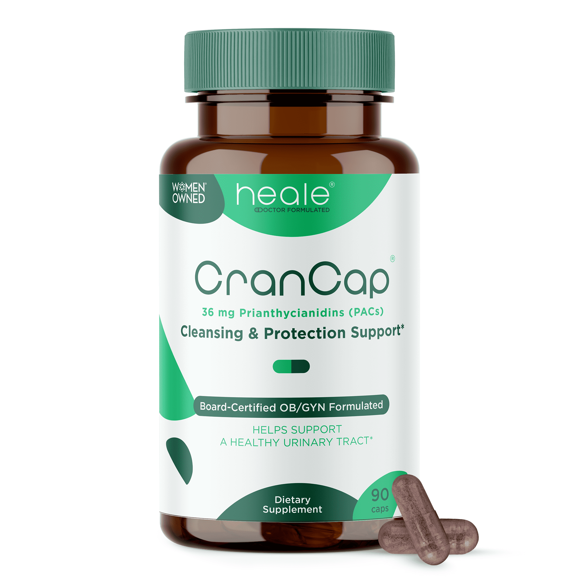 CranCap Cranberry Capsules For Urinary Tract Health | 90ct | 36mg PAC ...