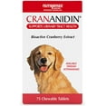 thumbnail image 1 of Crananidin Chewable Tablets Urinary Tract Health for Dogs 75ct, 1 of 5