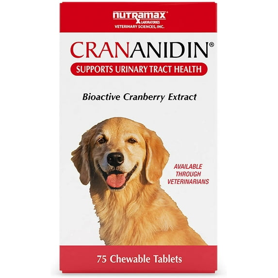 Crananidin Chewable Tablets Urinary Tract Health for Dogs 75ct