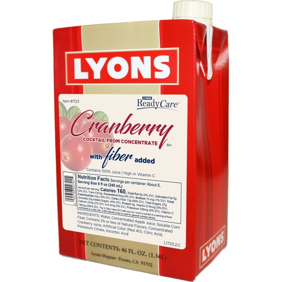 Cranberry Cocktail with Fiber