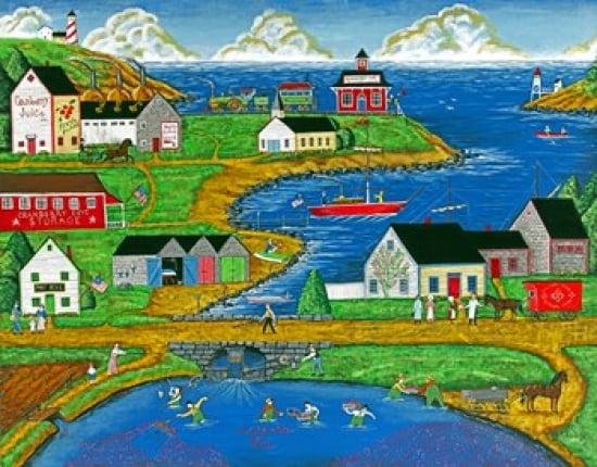 Cranberry Cove Canvas Art - Joseph Holodook (29 x 23)