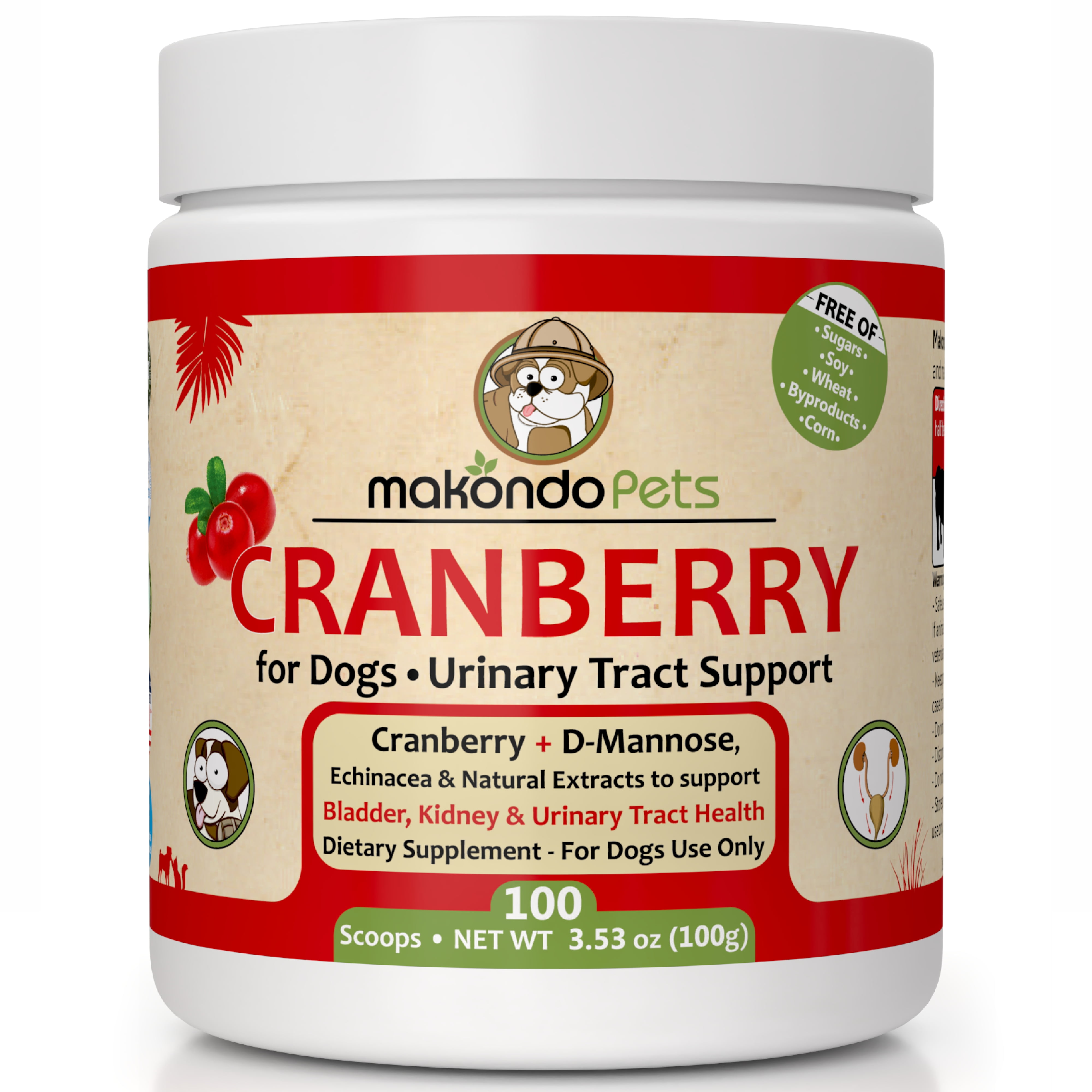 Mighty petz max top cranberry for dogs