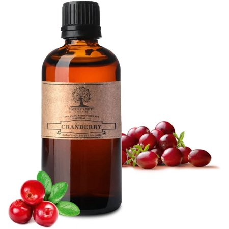 Cranberry Essential oil - 100% Pure Aromatherapy Grade Essential oil by Nature's Note Organics - 4 Fl Oz