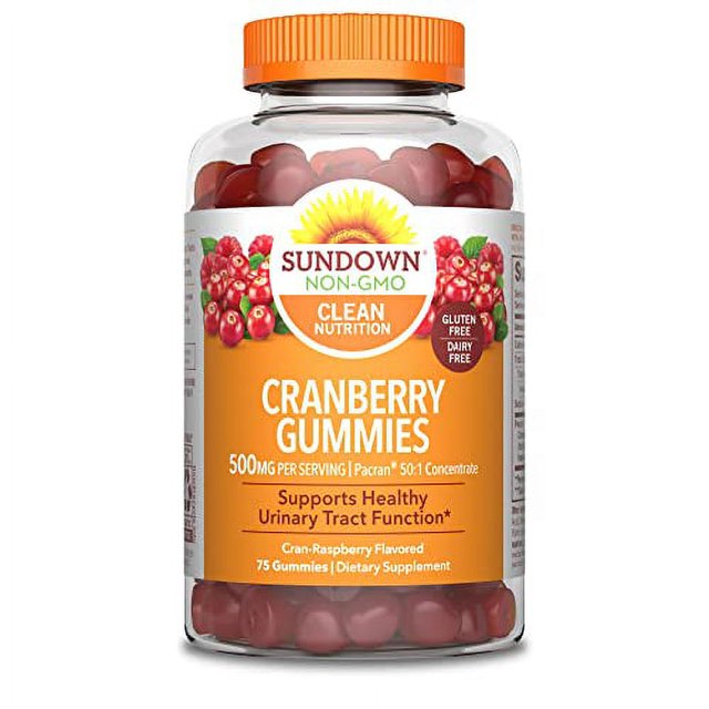 Cranberry Gummies by Sundown, Dietary Supplement, Supports Urinary
