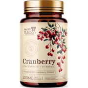 Cranberry Pills Urinary Tract Support 500mg - Premium Cranberry Supplement with Vitamins C - Best Urinary Tract & Bladder Support for Men and Women, Sugar Free Formula, Bottled in USA - 60 Capsules
