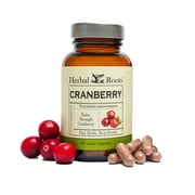 Cranberry Pills with Organic Nettle by Herbal Roots | Urinary Tract Health | One Size, Natural