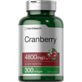 Cranberry Supplement 4800mg 300 Softgels by Horbaach