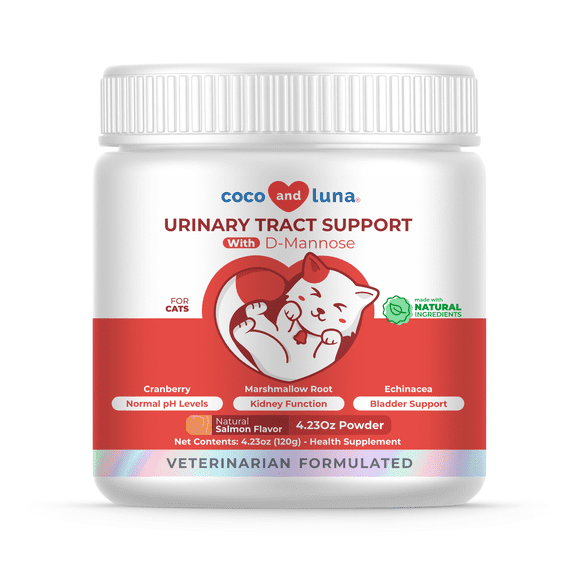 Cranberry Supplement for Cat UTI Treatment & Bladder Support with D-Mannose