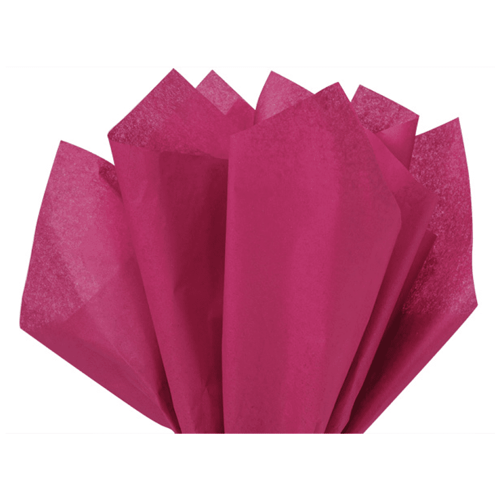 Cranberry Tissue Paper Squares, Bulk 100 Sheets, A1 Bakery