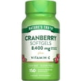 thumbnail image 1 of Cranberry with Vitamin C Softgels | 8400mg | 150 Pills | For Men and Women | by Nature's Truth, 1 of 7