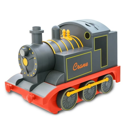 CRANE - 1 Gal. Adorable Ultrasonic Cool Mist Humidifier Train - Black/Red