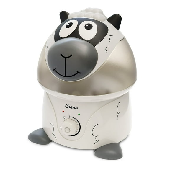 Crane Adorable Ultrasonic Cool Mist Humidifier for Kids, 1 Gallon, 500 Sq Ft Coverage, 24 Hour Run Time - Sheep