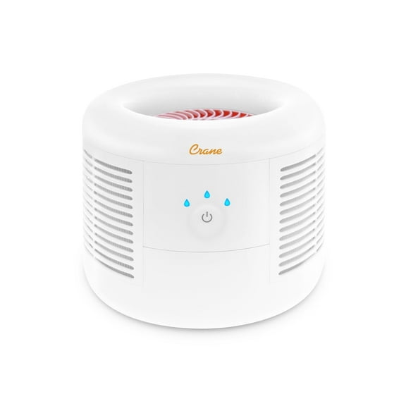 Crane Air Purifier with True HEPA Filter  High-Efficiency Air Filtration for Allergies, Dust, Smoke & Pet Odors  Ultra-Quiet & Energy Efficient, EE-7002AIR