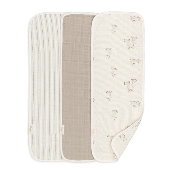 Crane Baby Burp Cloth Set 1 ea