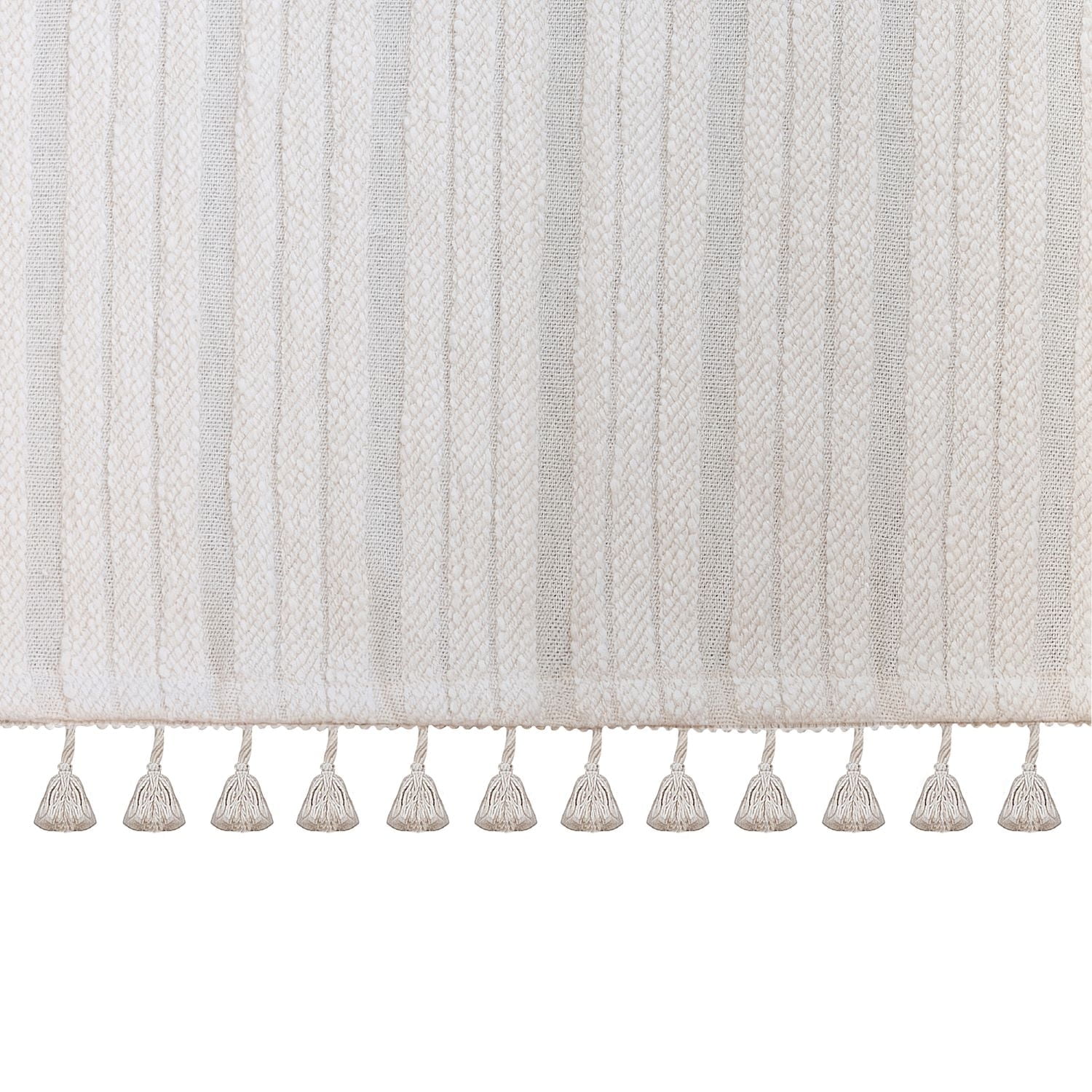 Crane Baby Natural Boho Fringe Crib Skirt