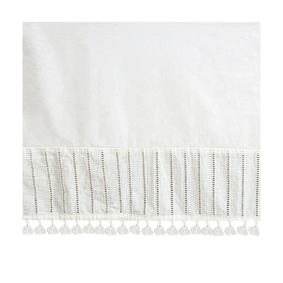 Crane Baby Off-White Boho Bed Skirt