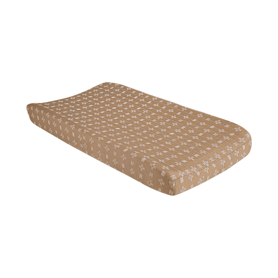 Crane Baby Quilted Change Pad Cover - Copper Dash
