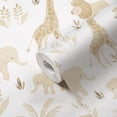 thumbnail image 1 of Crane Baby Safari Wallpaper for Nursery, Wallpaper for Boys and Girls, Safari Animal, 1 of 5