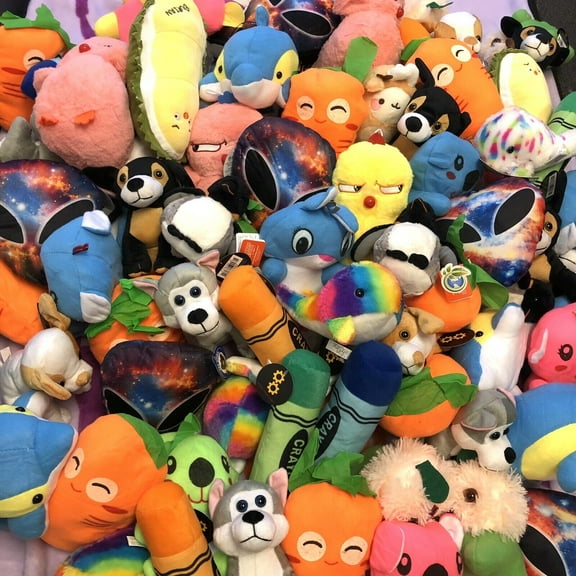 Crane Claw Machine Animal Plush Filler Mix 110 Pieces (100% Generic) Small 5-9 Inch