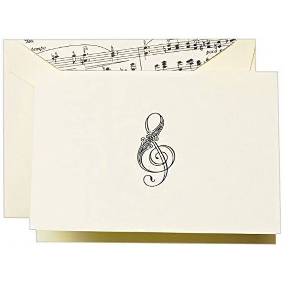 Crane & Co. Treble Clef Note (CF1400)