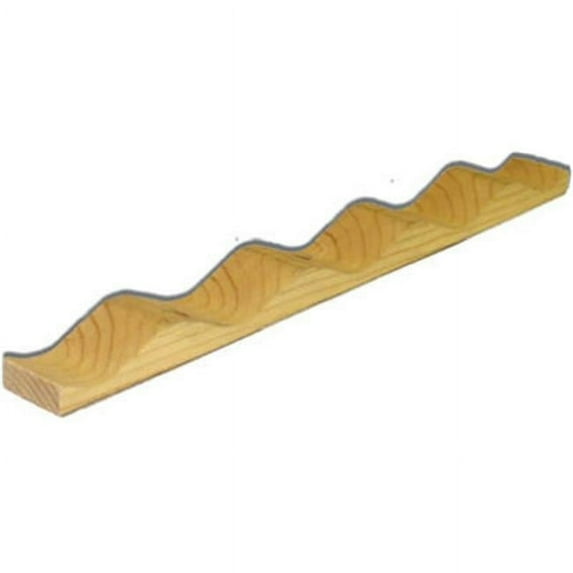 Crane Composites R79039 2.5 in. Corrugated Horizontal Hem-Fir Strip- Pack Of 24