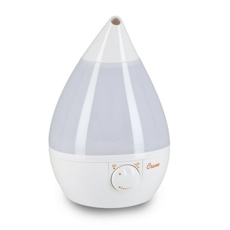 CRANE - 1 Gal. Drop Ultrasonic Cool Mist Humidifier - White