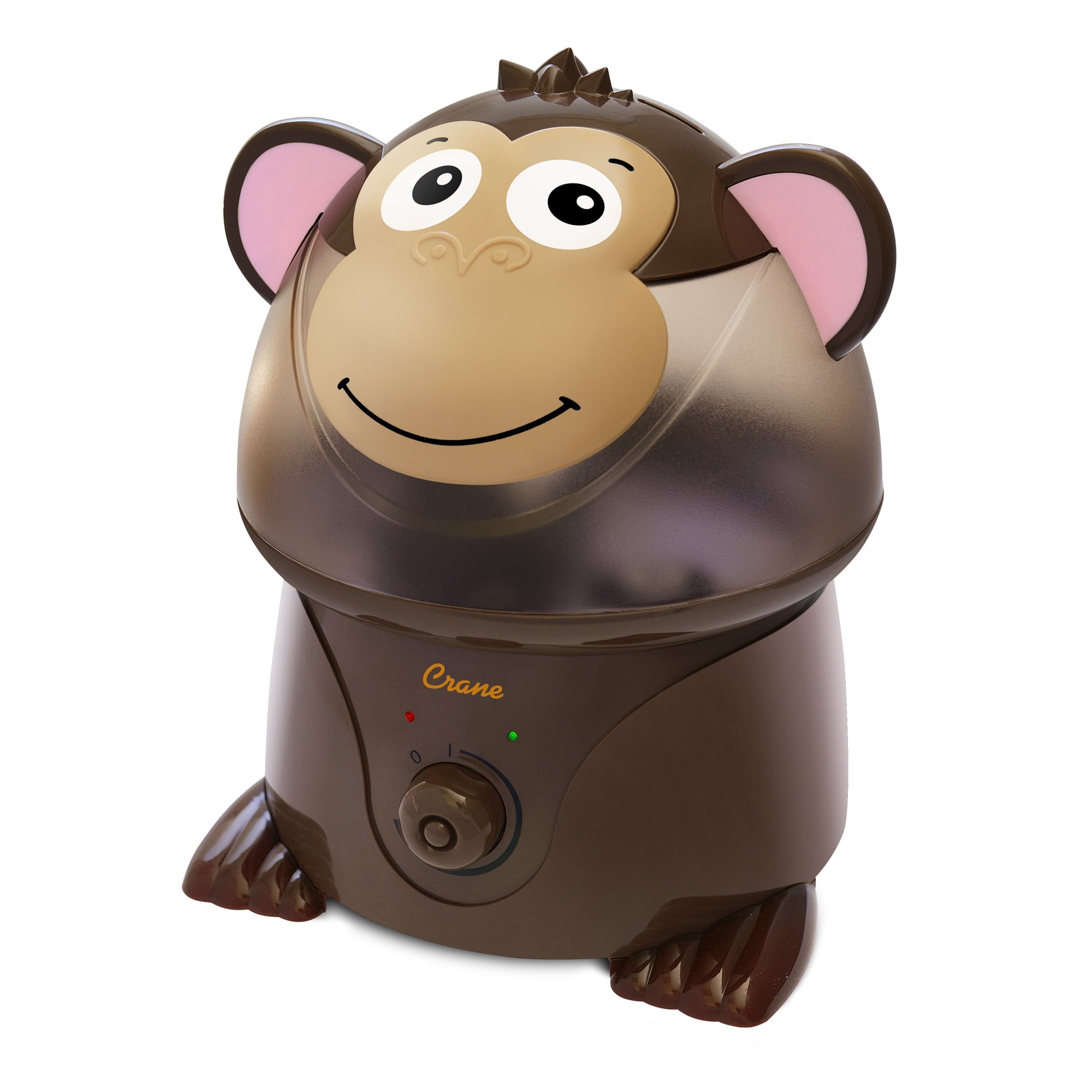 Crane Adorable 1 Gallon Ultrasonic Cool Mist Humidifier with 24 Hour Run Time - Monkey - EE-8190