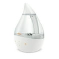 thumbnail image 1 of Crane White Drop 4 in 1 Ultrasonic Cool Mist Top Fill Humidifier with Sound Machine, 1 Gallon Tank, For Large Rooms, Clear and White, Baby Nursery Humidifier, 1 of 10