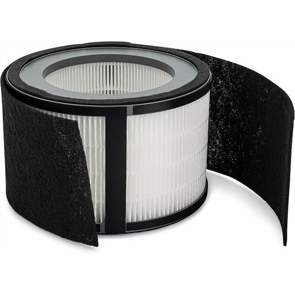 Crane Genuine Air Purifier Replacement Filter For Model EE-5068, HS-1946 HEPA Air Filter Replacement, Pack Of 1, 3-Stage Filtration For Better Indoor Air Quality