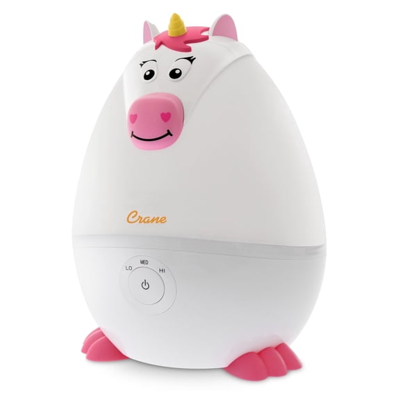 Crane Adorables Ultrasonic Mini Unicorn Humidifiers for Bedroom and Baby Nursery, .5 Gallon Cool Mist Air Humidifier for Large Room or Kid's Room