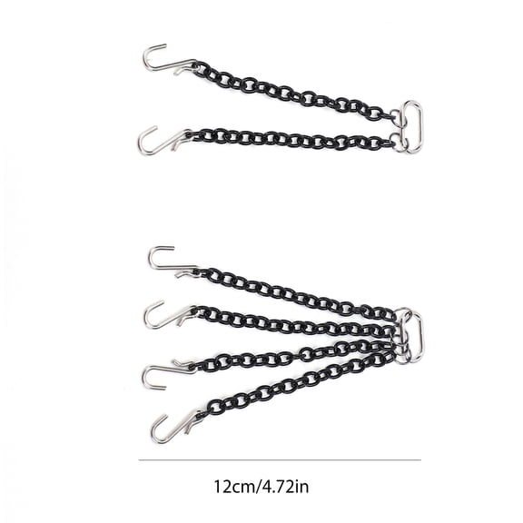 Crane Model DIY Part Model 2+4 1/50 Crane Model Hook Chain Remote Control Car Tow Hook Decoration Accessory for Crawler Truck Climbings Vehicle
