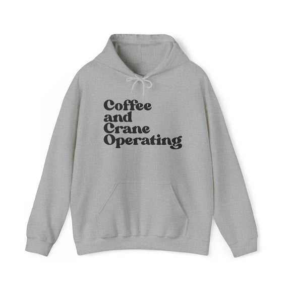 Crane Operator 1970s 70s Hoodie, Gifts, Hooded Sweatshirt