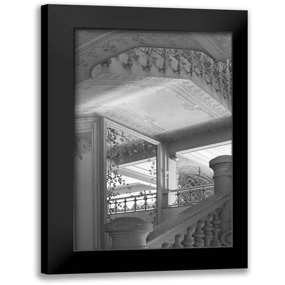 Crane, Rita 10x14 Black Modern Framed Museum Art Print Titled - Belle Epoque I BW