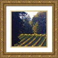 thumbnail image 1 of Crane, Rita 12x12 Gold Ornate Wood Framed with Double Matting Museum Art Print Titled - Golden Rows V, 1 of 4