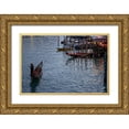 thumbnail image 1 of Crane, Rita 14x11 Gold Ornate Wood Framed with Double Matting Museum Art Print Titled - Evening Gondoliers IV, 1 of 4