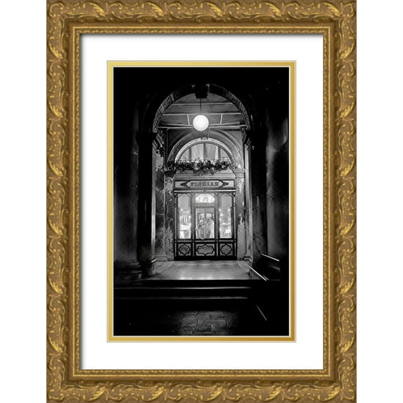 Crane, Rita 17x24 Gold Ornate Wood Framed with Double Matting Museum Art Print Titled - Venice Arches VI