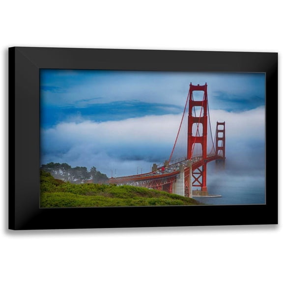 Crane, Rita 18x13 Black Modern Framed Museum Art Print Titled - Golden Gate Bridge V