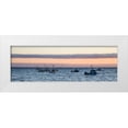 thumbnail image 1 of Crane, Rita 18x9 White Modern Wood Framed Museum Art Print Titled - Fishing Boats III, 1 of 4