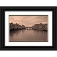 thumbnail image 1 of Crane, Rita 24x17 Black Ornate Wood Framed with Double Matting Museum Art Print Titled - Ponte Vecchio VI, 1 of 4
