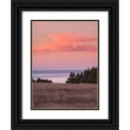 thumbnail image 1 of Crane, Rita 25x32 Black Ornate Wood Framed with Double Matting Museum Art Print Titled - Rosy Coastal Sunset II, 1 of 4