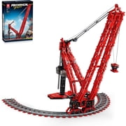 Crane SK6000 Building Block Sets,Ring Rail Cranes Building Toys RC Remote Control Crane Construction Crane Model Building Block Kits
