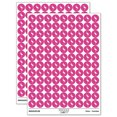 thumbnail image 1 of Crane Standing Solid 200+ Round Stickers - Hot Pink - Matte Finish - 0.50" Size, 1 of 3