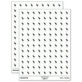 thumbnail image 1 of Crane Standing Solid 200+ Round Stickers - White - Matte Finish - 0.50" Size, 1 of 3