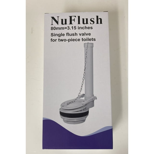 Crane Toilet 3.1 inch Flush Valve Assembly with Light Weight Silicone