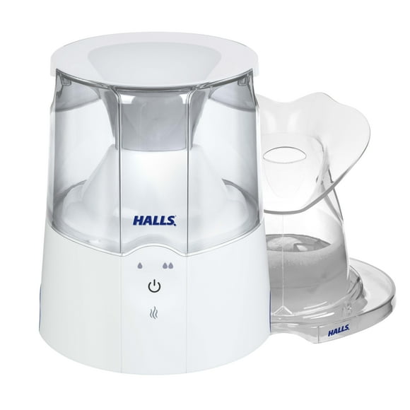 Crane x HALLS 2-in-1 0.5 Gal. Warm Mist Humidifier & Steam Inhaler